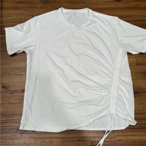 Lululemon side cinch cotton t shirt